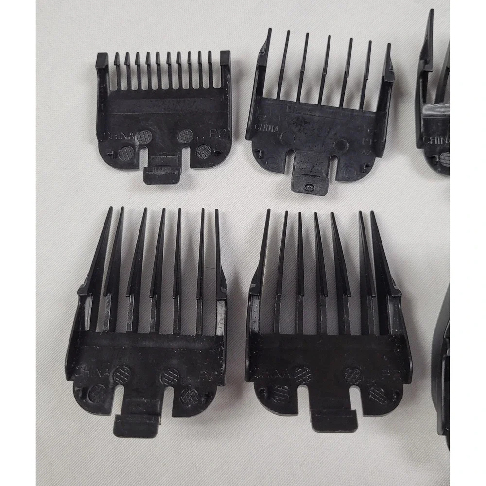 Wahl Replacement Hair Clipper Guards Lot of 9 #1, 1.5, 2, 3, 4, 5, 6, 8, R. Ear